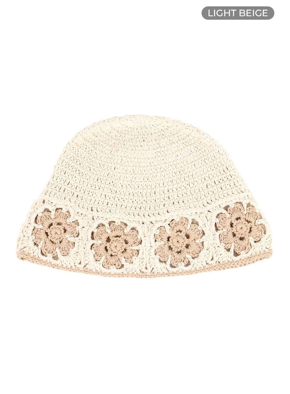 Floral Crochet Beanie CA412