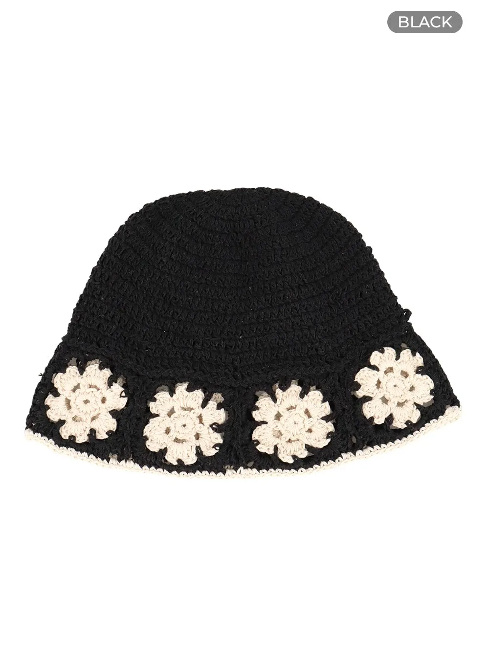 Floral Crochet Beanie CA412