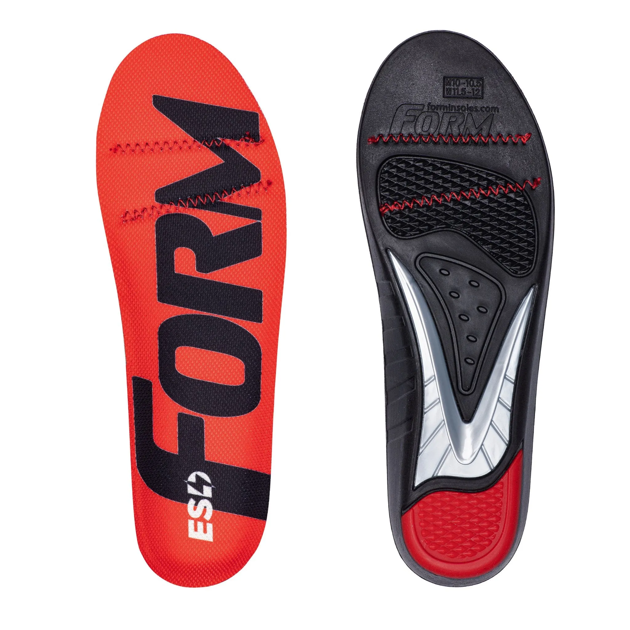 Form Memory Foam ESD Insole - Red/Black