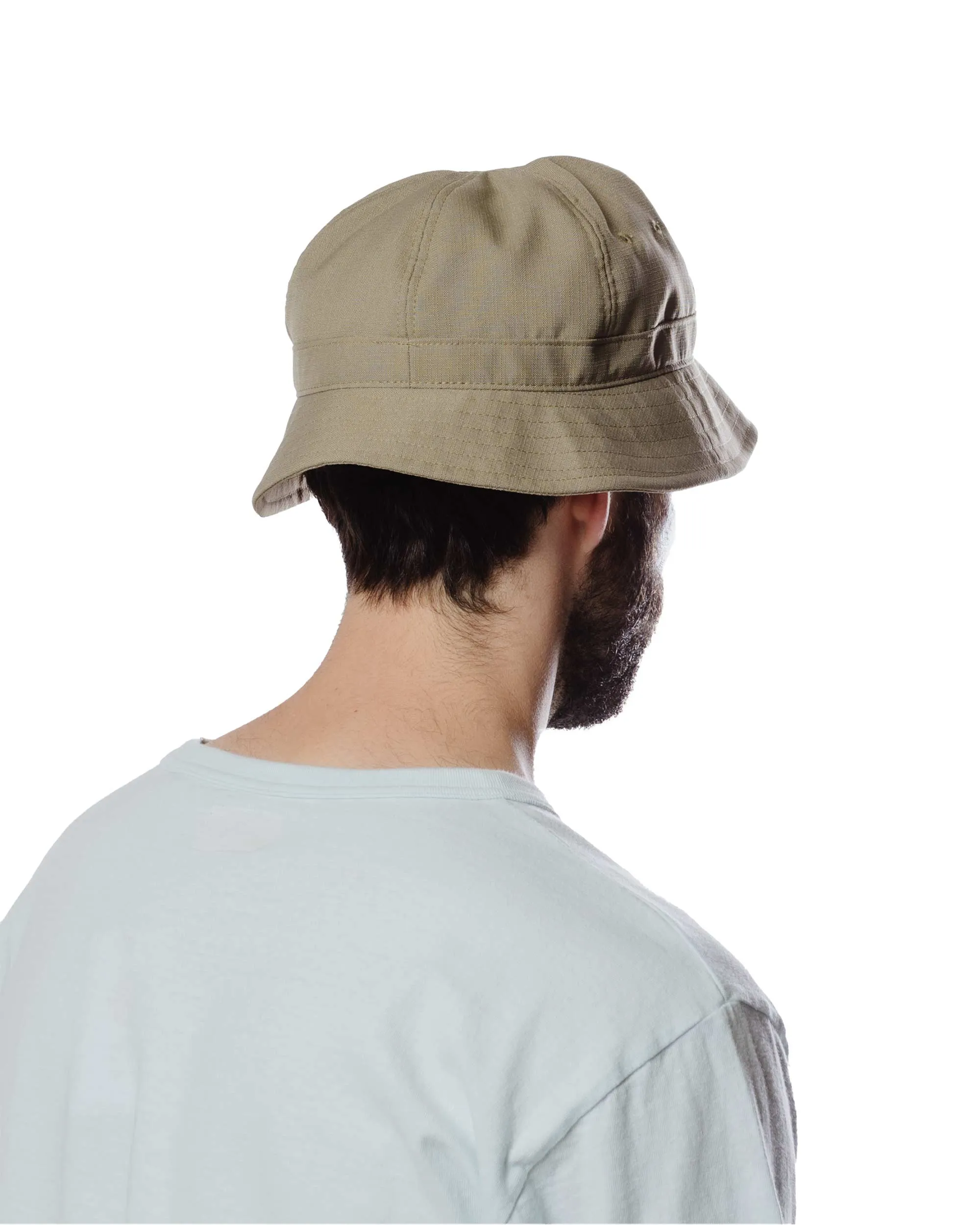 Found Feather Safari Hat Kimono Rip Stop Pale Green