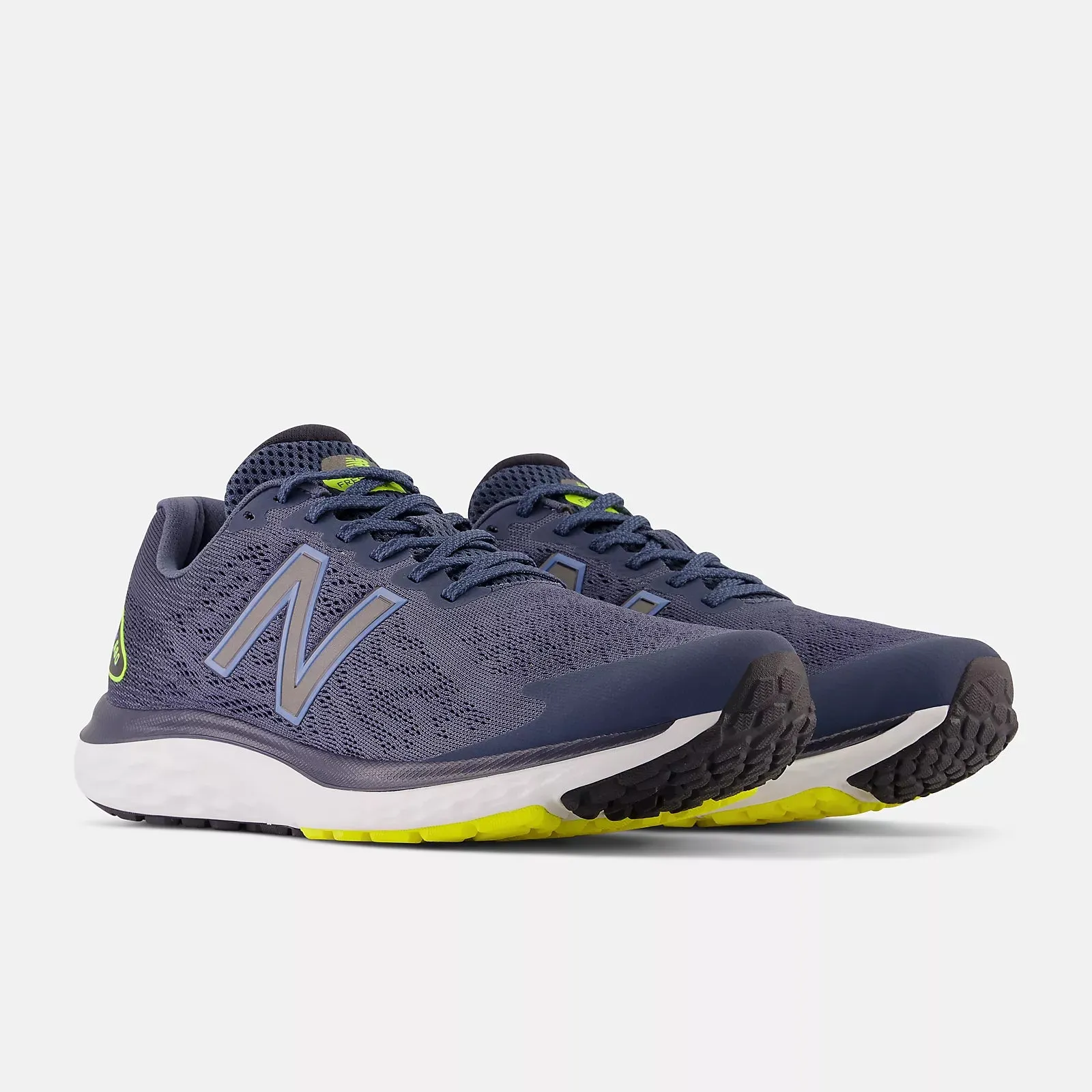 Fresh Foam 680v7 - Navy with Yellow