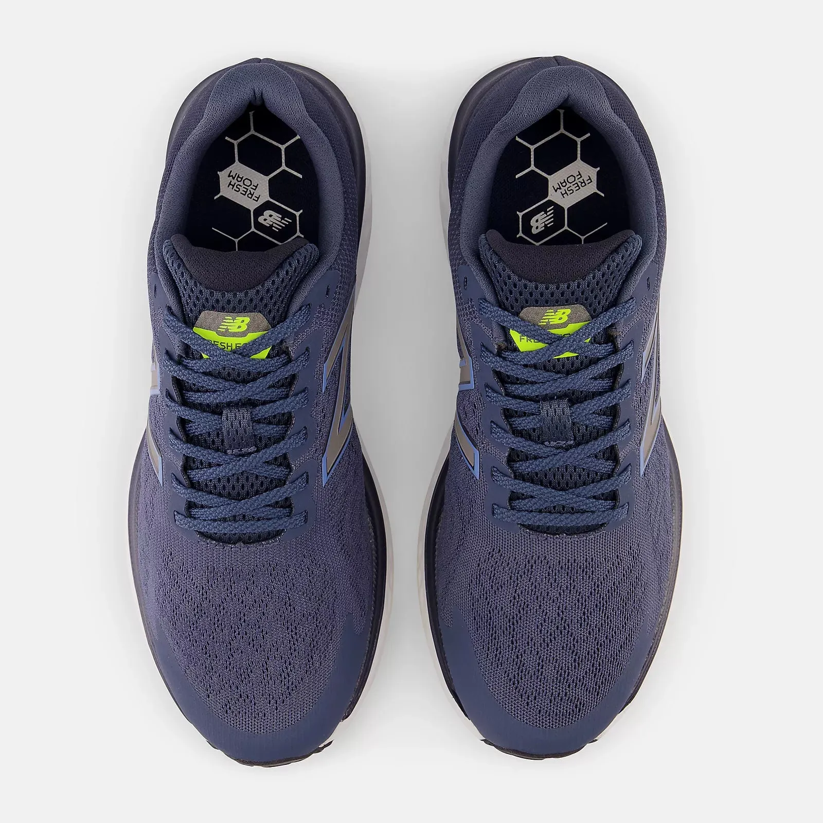 Fresh Foam 680v7 - Navy with Yellow