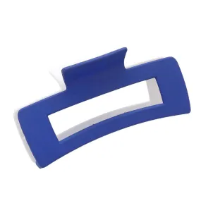 Game Day Two Tone Open Rectangle Hair Claw Clip