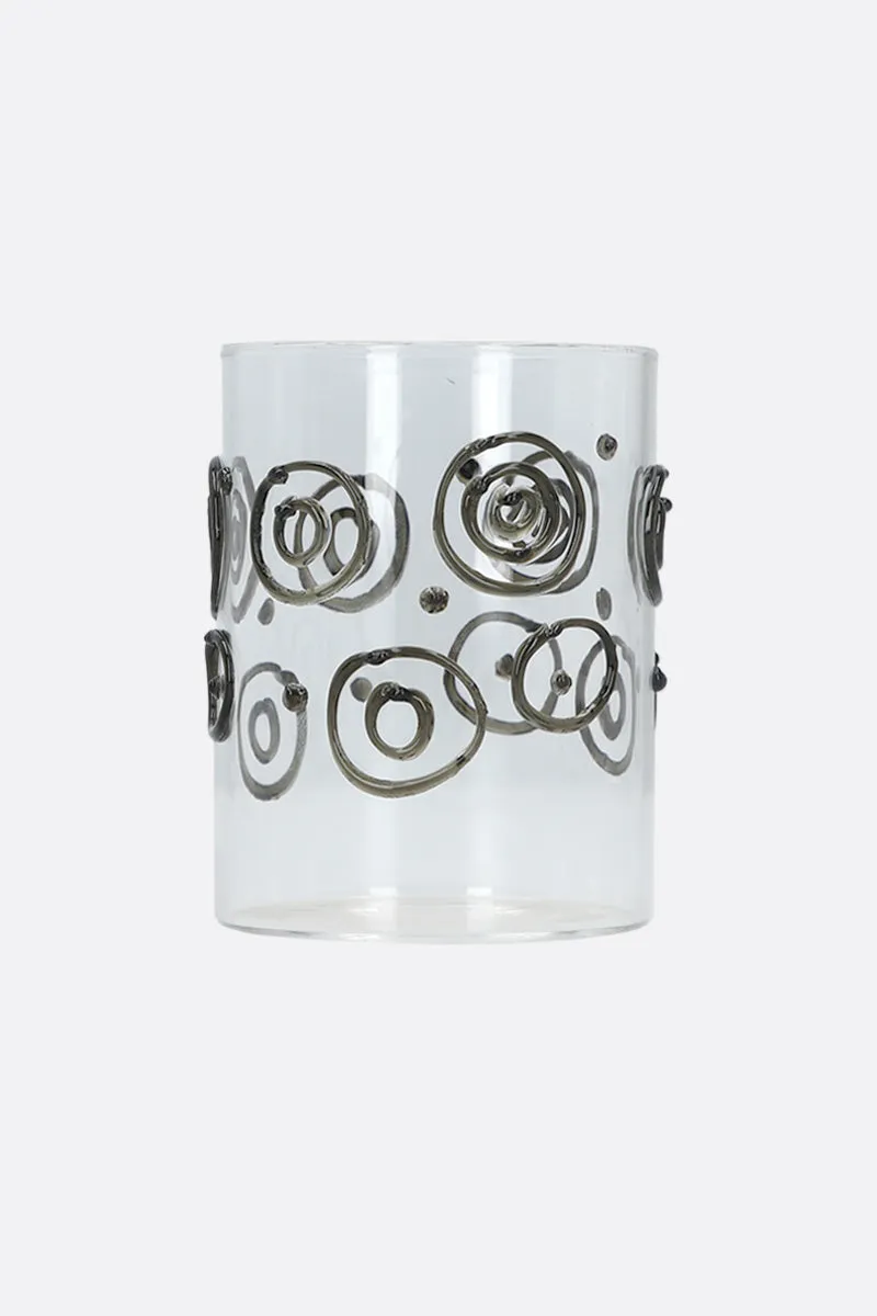 hand-decorated six glasses set