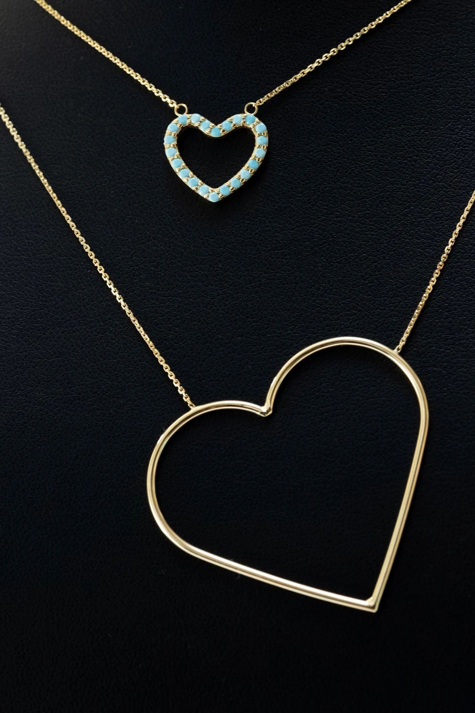 Heart of gold necklace