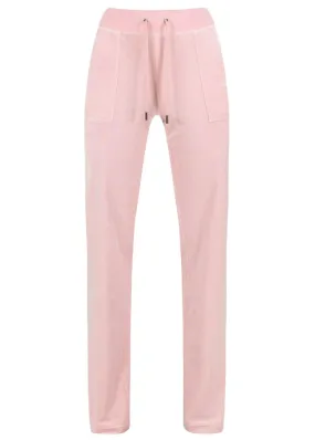 Juicy Couture Del Ray Classic Velour Bukser - almond blossom rose