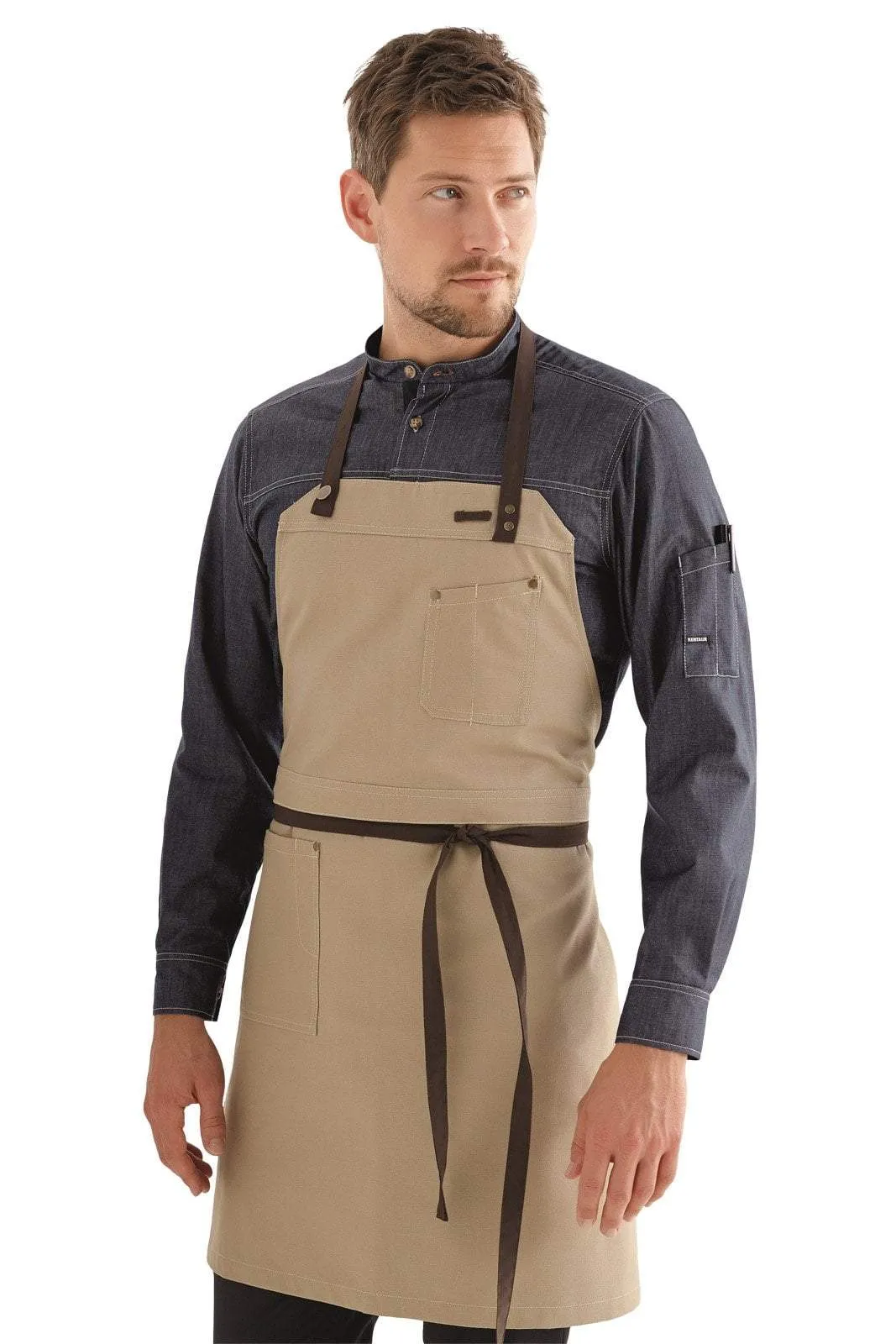 Kentaur 30360 Nature Raw Bib Apron