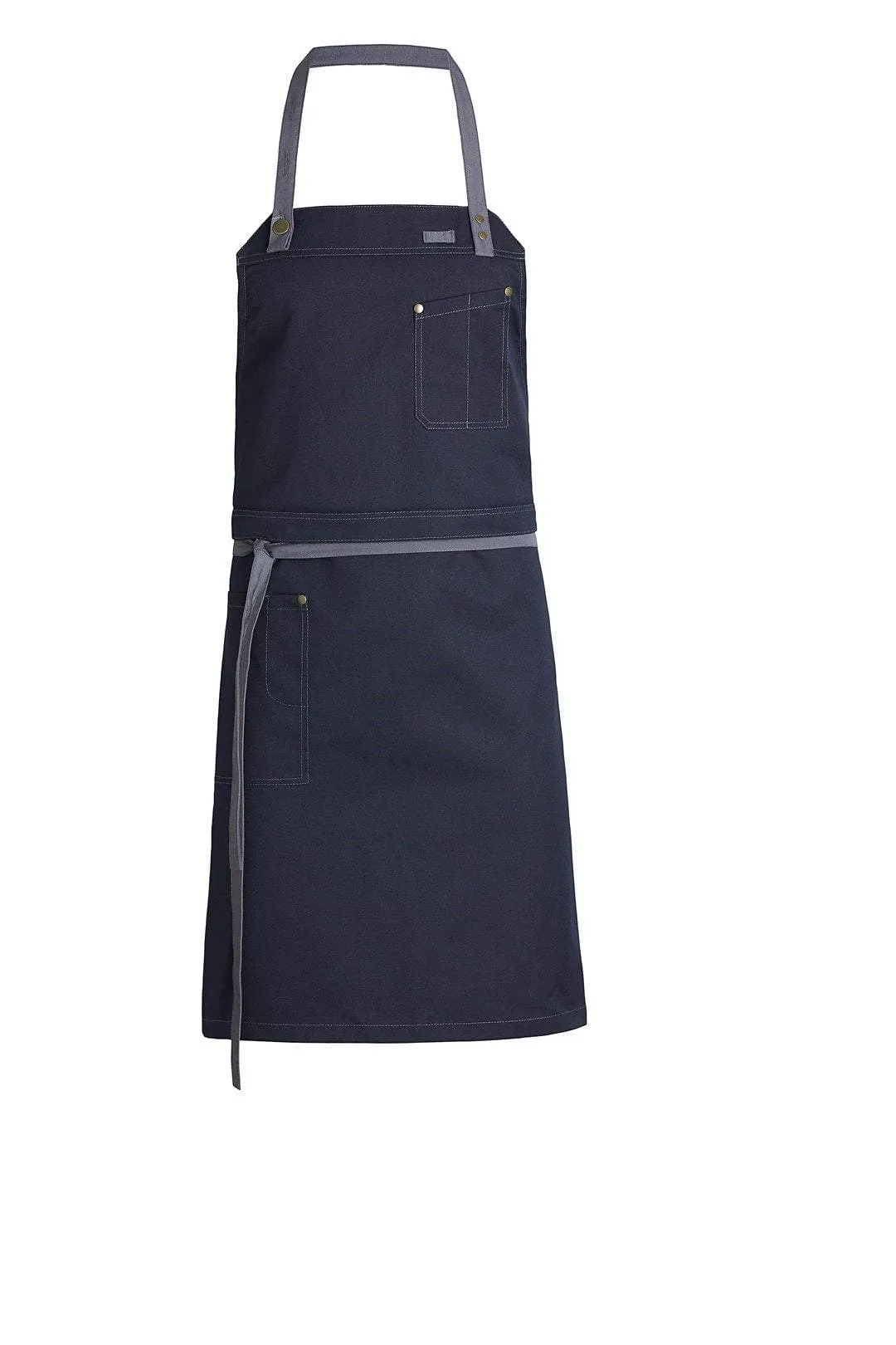 Kentaur 30360 Sailor Blue Raw Bib Apron