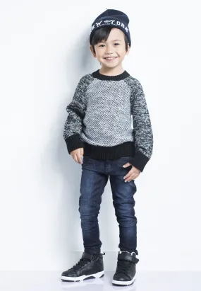 Kid's Biker Dark Jeans