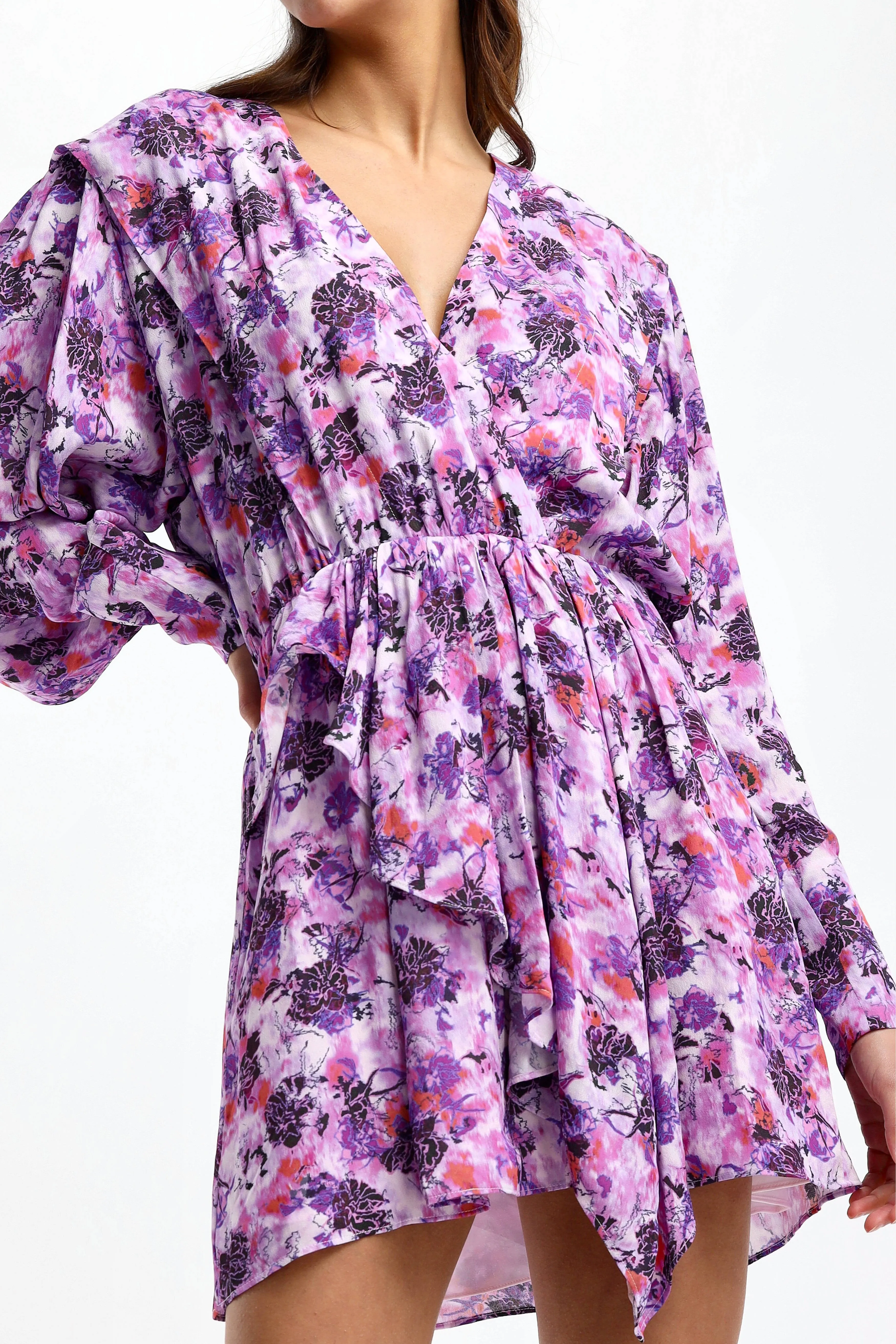 Kleid Madea in Purple/Multi