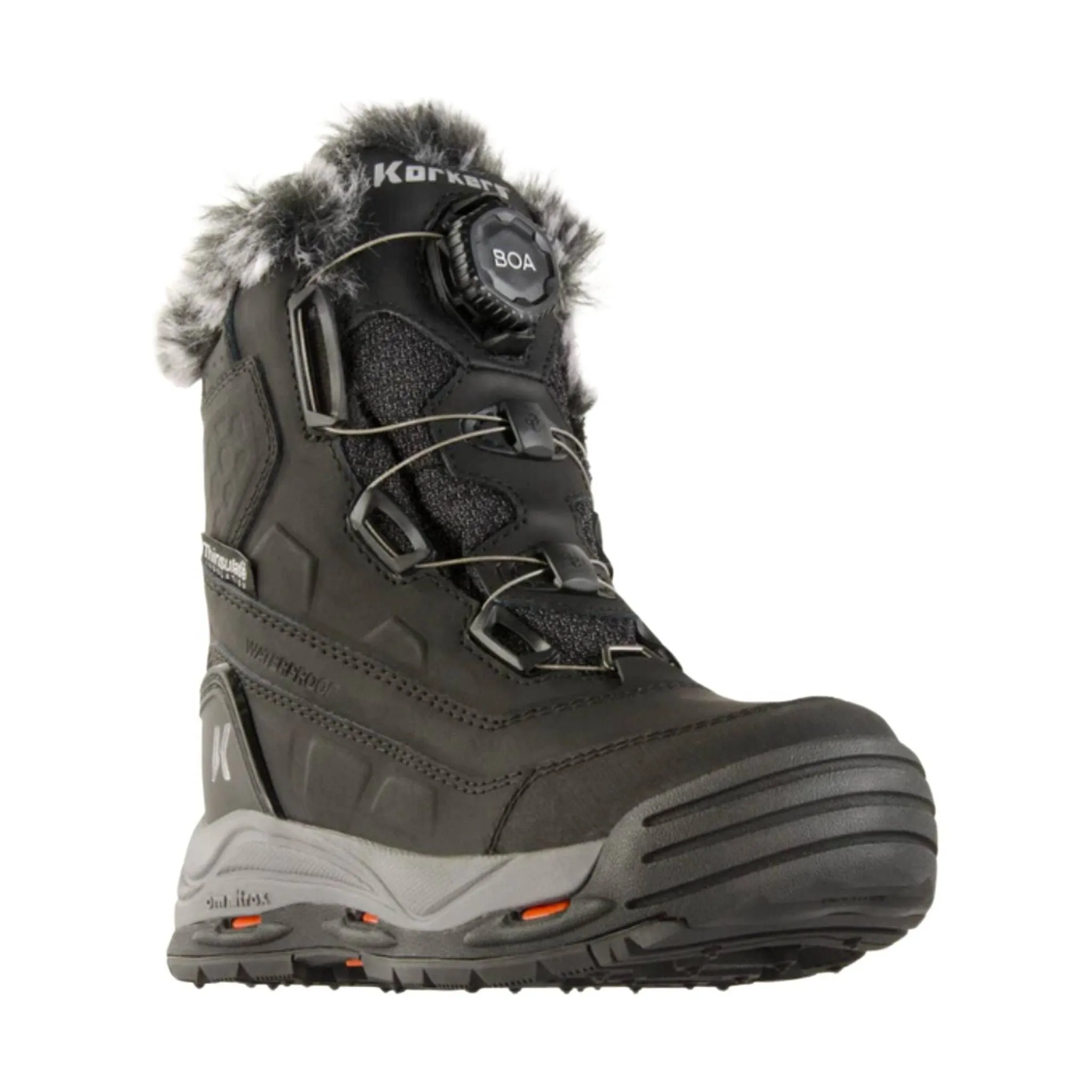 Korkers Women's Snowmageddon Boa Winter Boots - Black