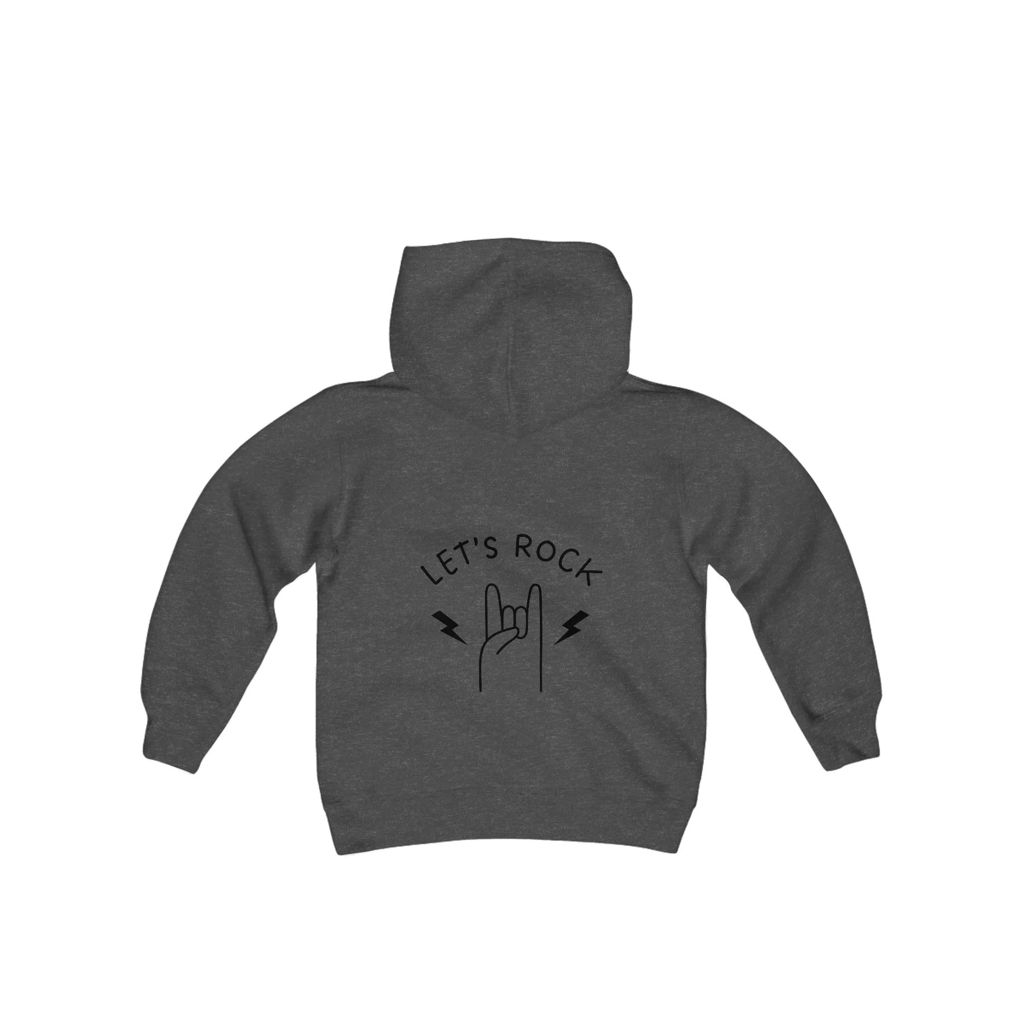 Let's Rock - Youth Heavy Blend Hooded Sweatshirt