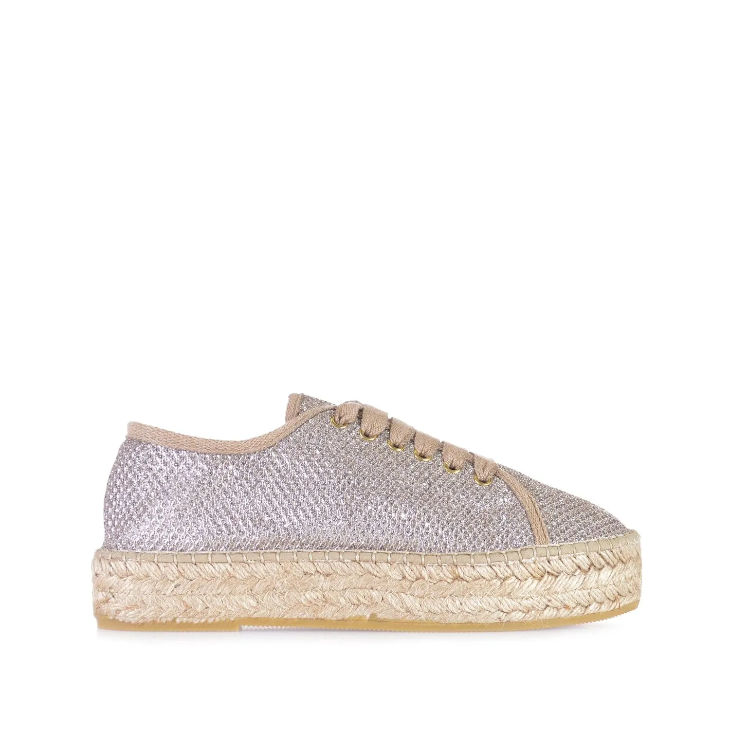 Metallic Cotton Espadrilles for Women - Fedra-S