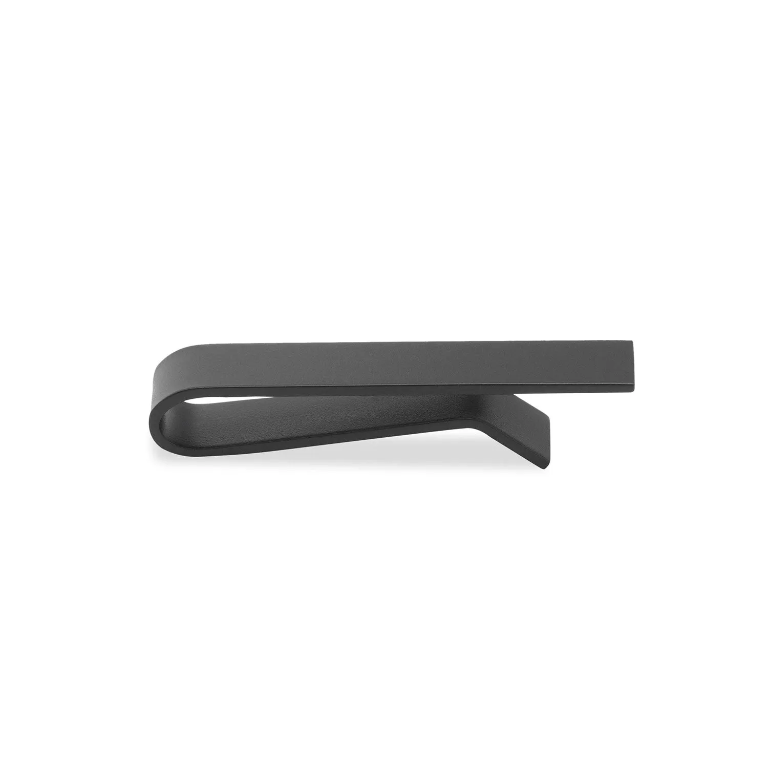 Mini Matte Black Clip Tie Bar