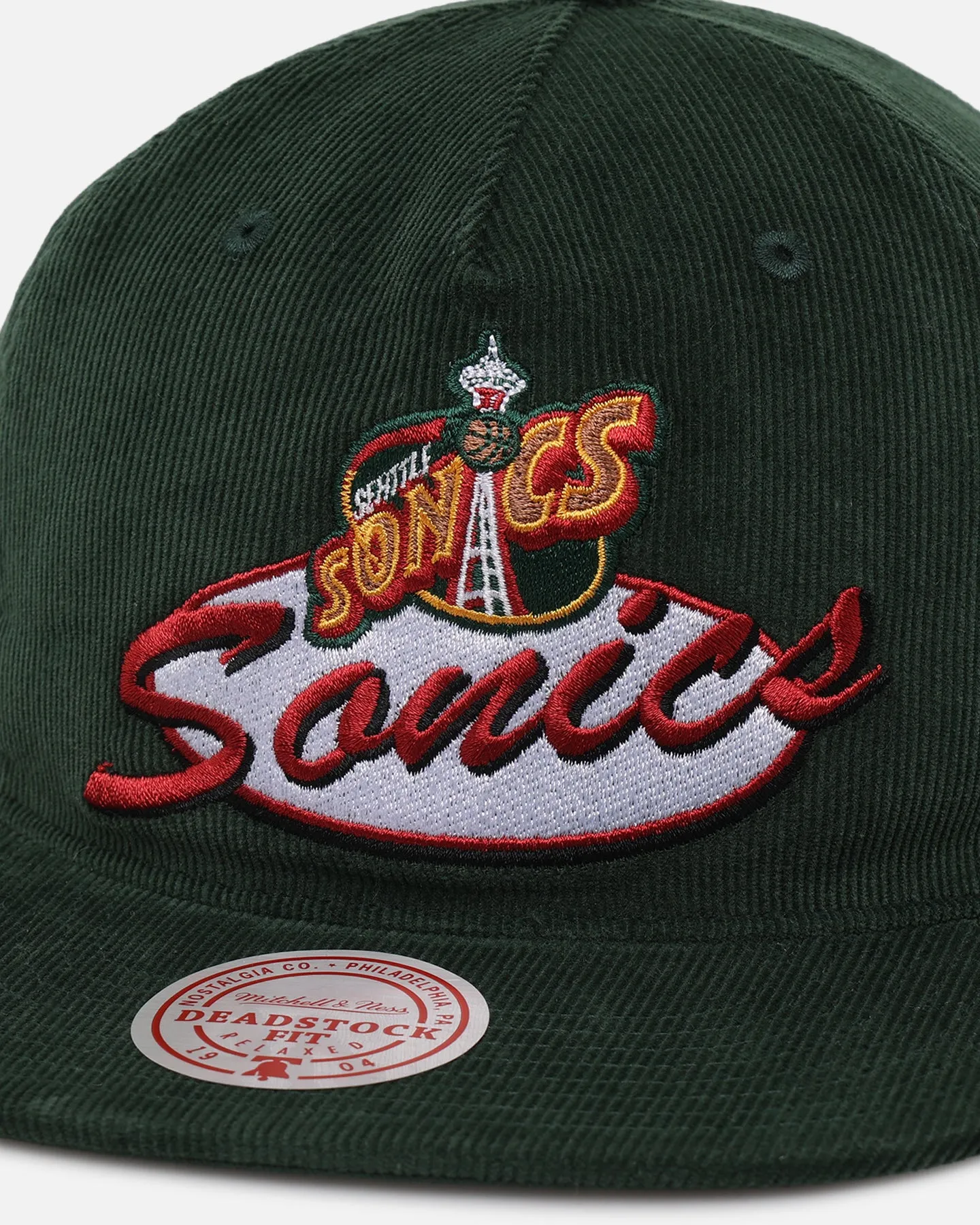 Mitchell & Ness Seattle SuperSonics Centre Circle Origin Snapback Green