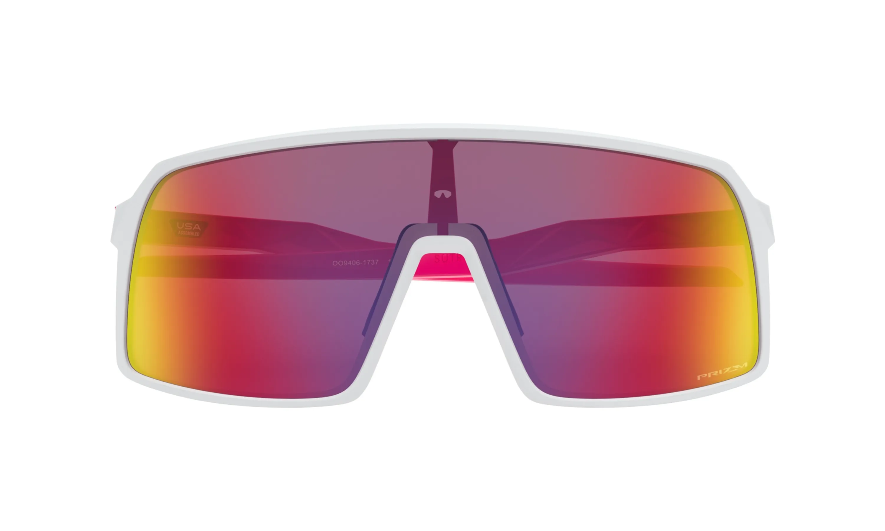 Oakley Sutro Matte White/Pink with Prizm Road