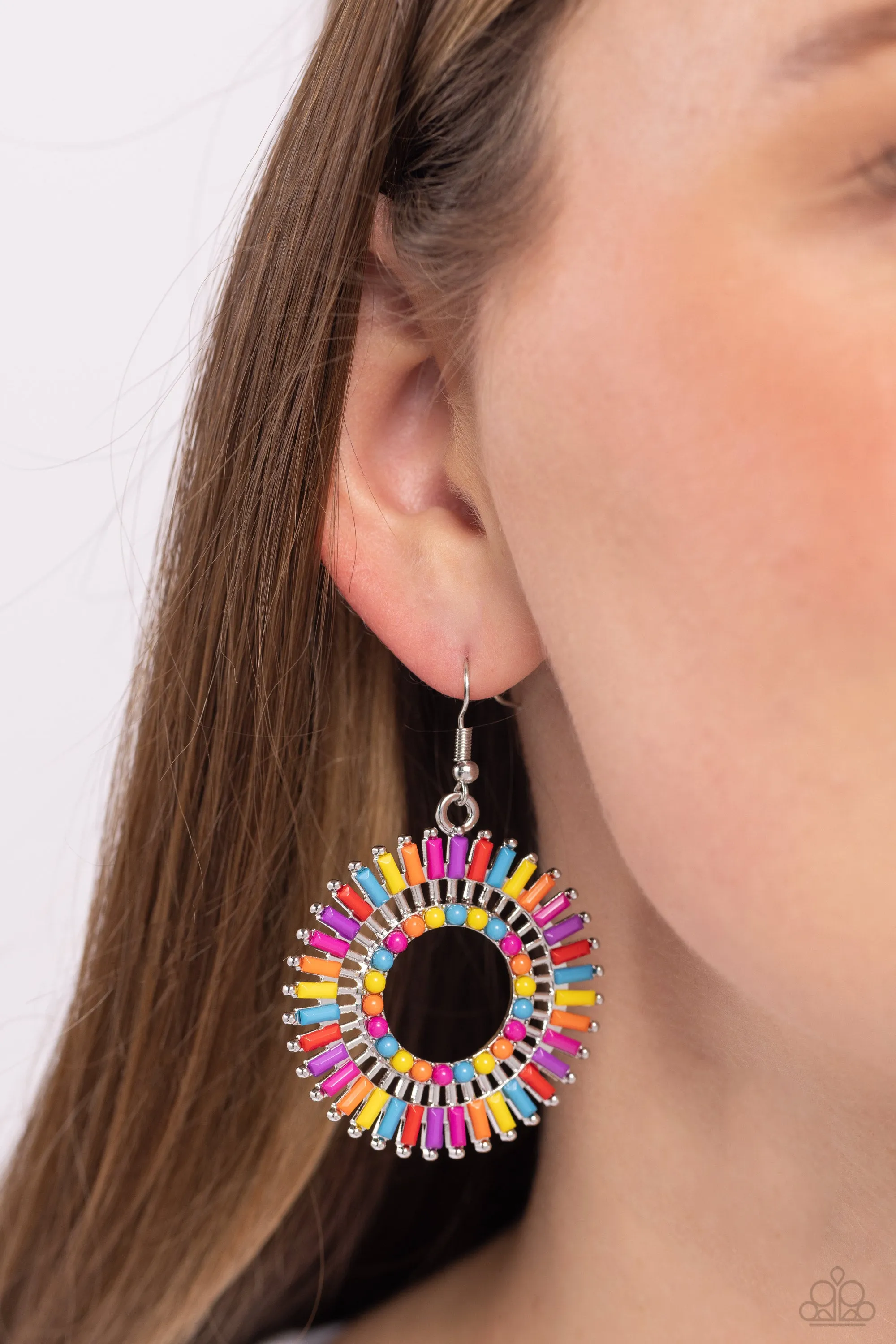 Paparazzi Ferris Wheel Finale Multi Earrings