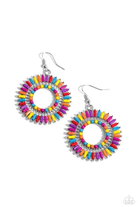 Paparazzi Ferris Wheel Finale Multi Earrings