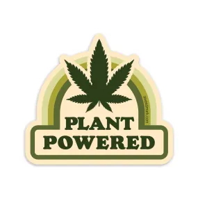 Plant Powered Weed Sticker