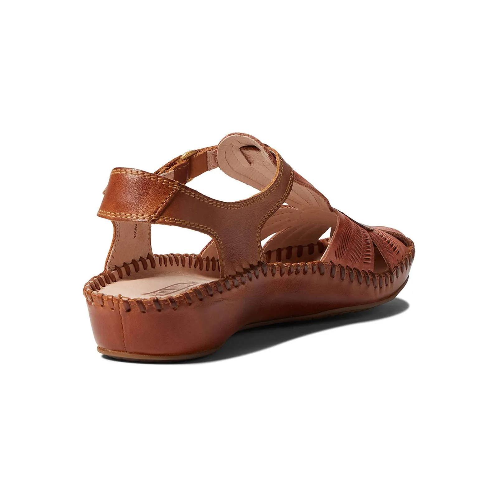 Puerto Vallarta Calfskin Leather Women's Ankle Strap Sandals