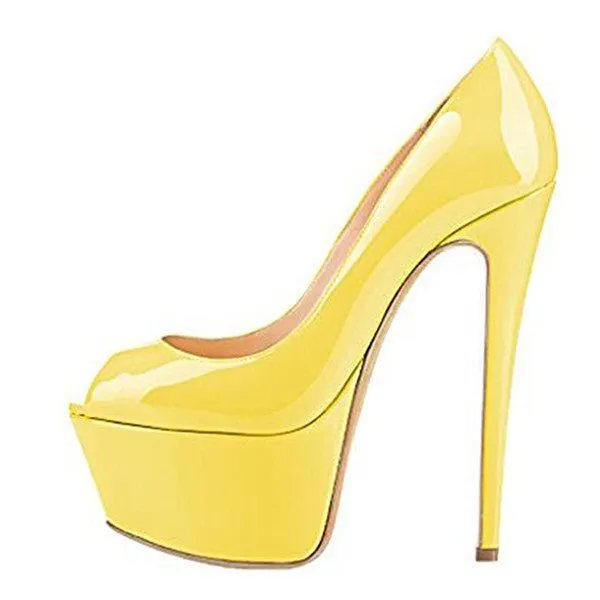 Pumps Queen Chinlu (Yellow)