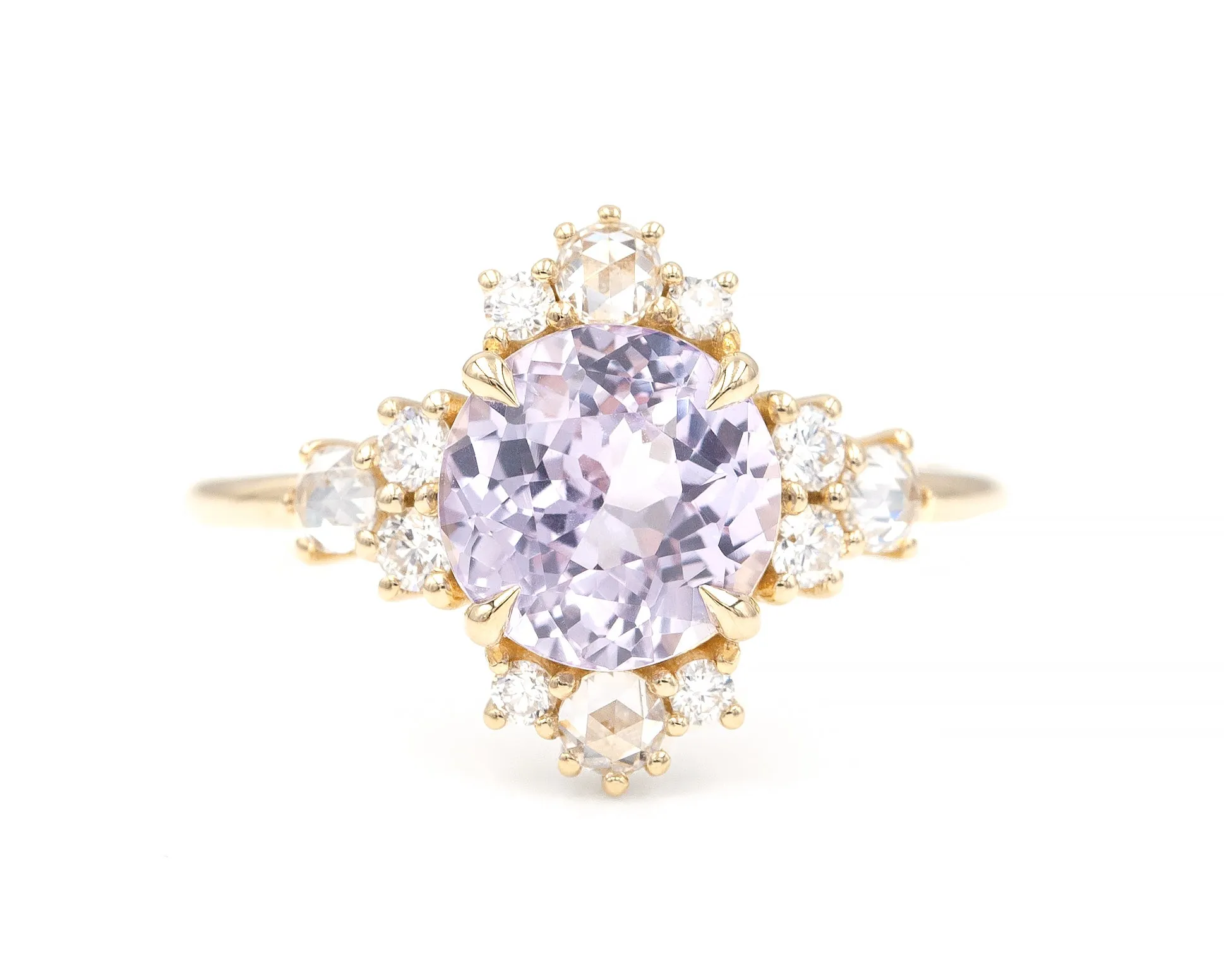 Purple Sapphire Flare Ring