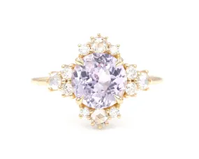 Purple Sapphire Flare Ring