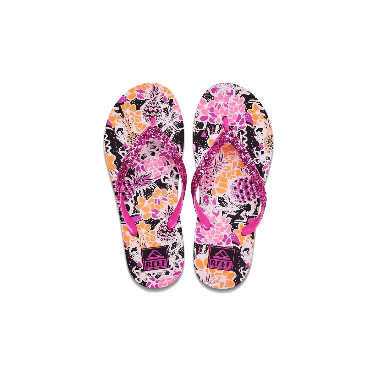 Reef Kids Stargazer Prints Pineapple Floral   