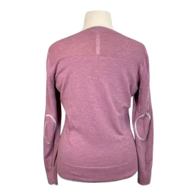 RJ Classics 'Natalie' V-Neck Sweater in Dusky Orchid - Women's XL