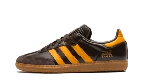 Samba OG Dark Brown Yellow