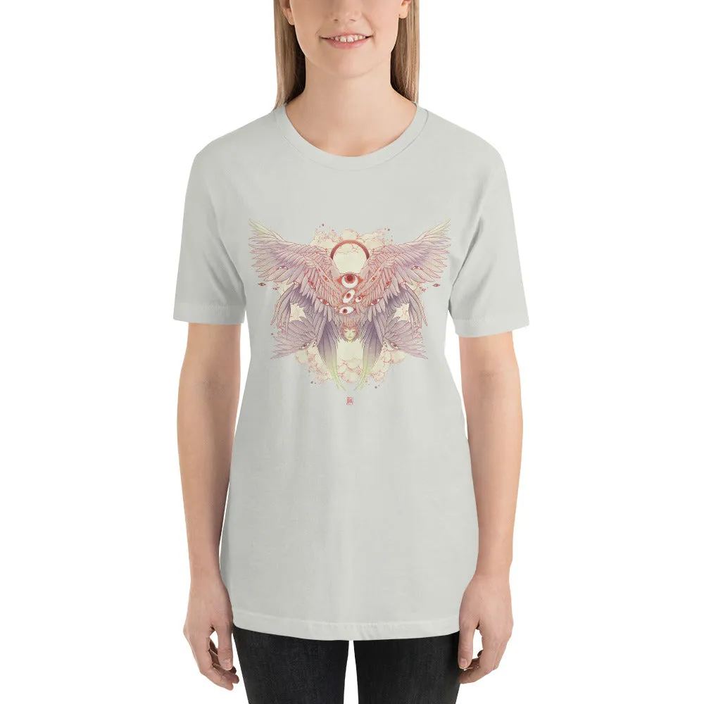 Seraph Angel, Unisex T-Shirt, White Or Silver