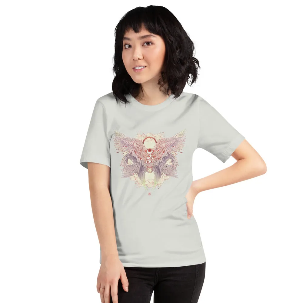 Seraph Angel, Unisex T-Shirt, White Or Silver