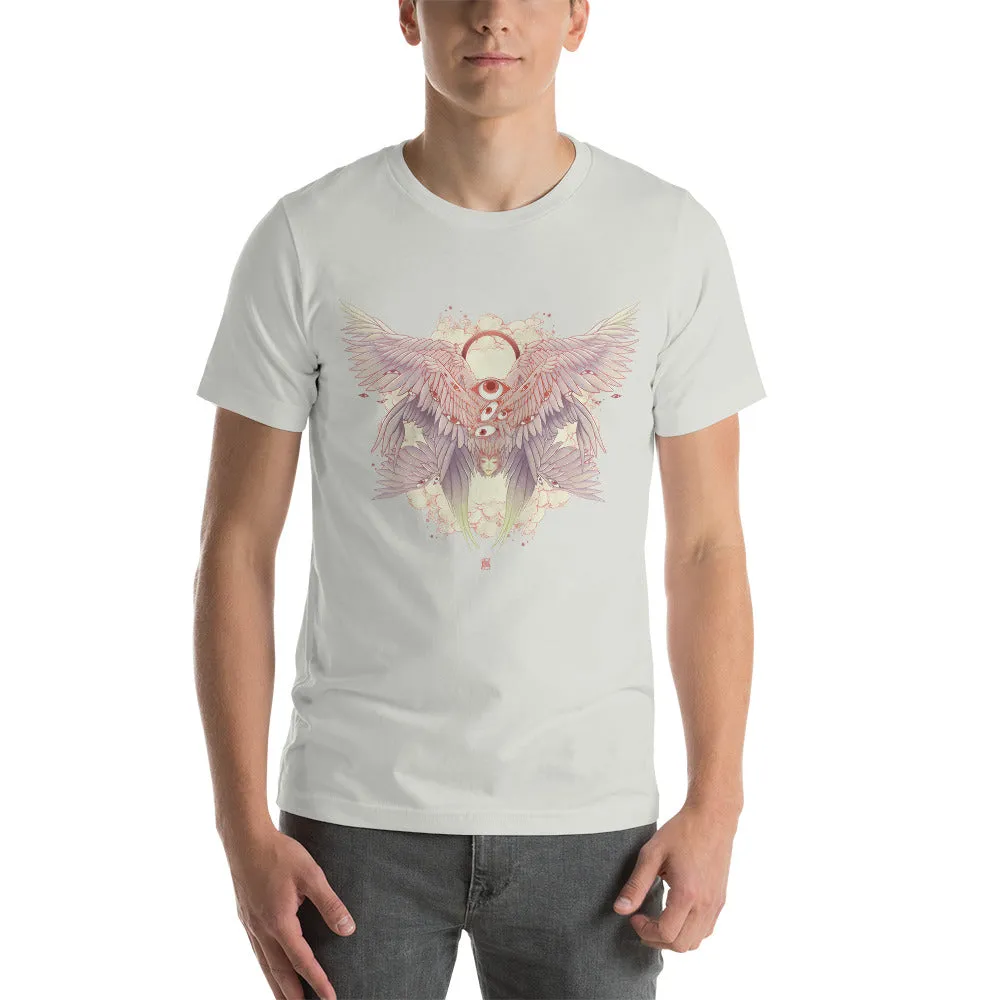 Seraph Angel, Unisex T-Shirt, White Or Silver