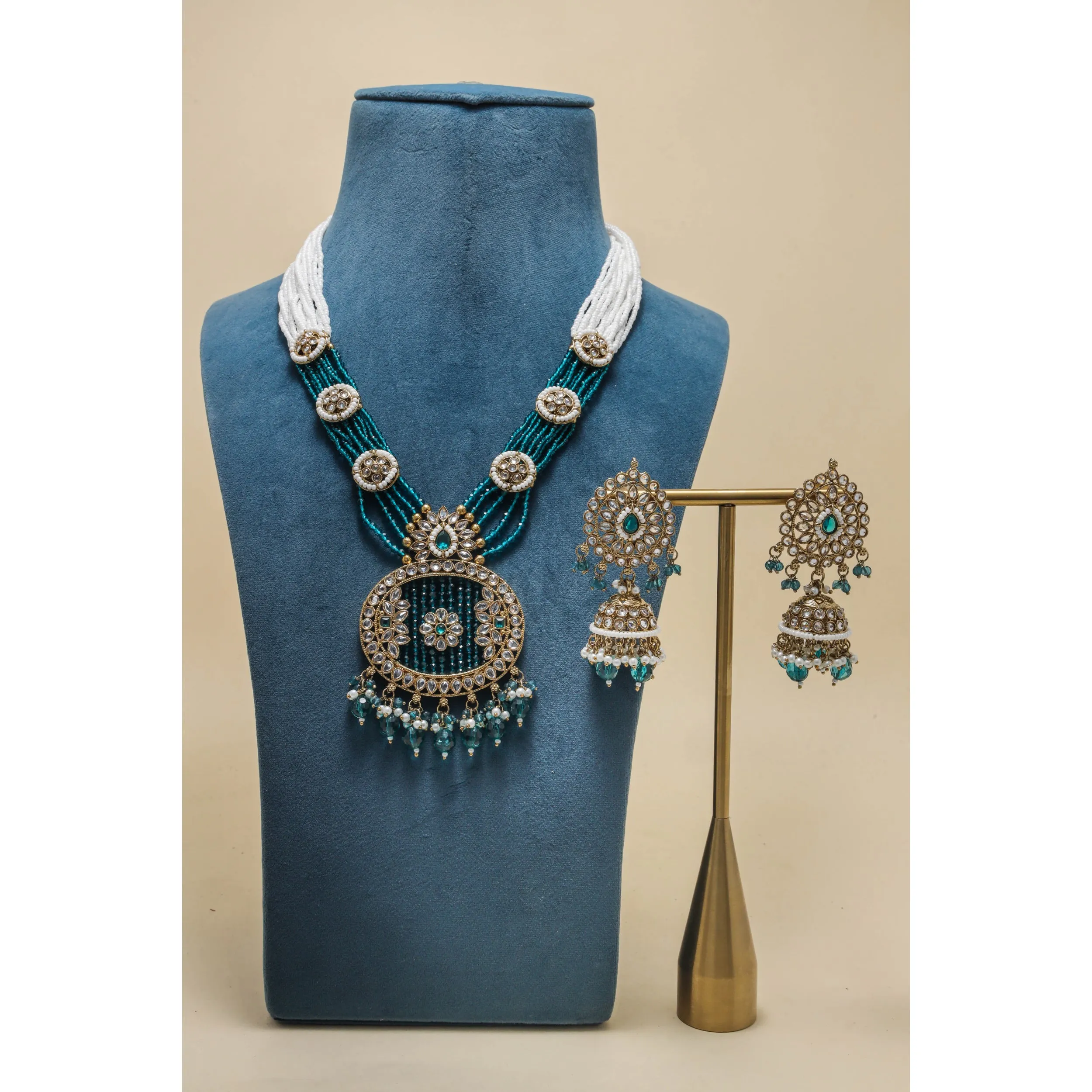 SHAGUN POLKI MALA SET