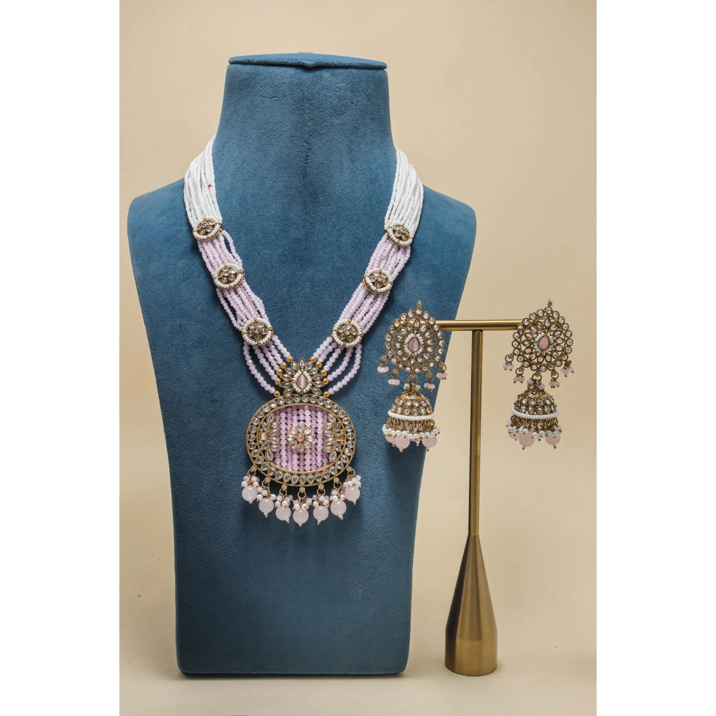 SHAGUN POLKI MALA SET