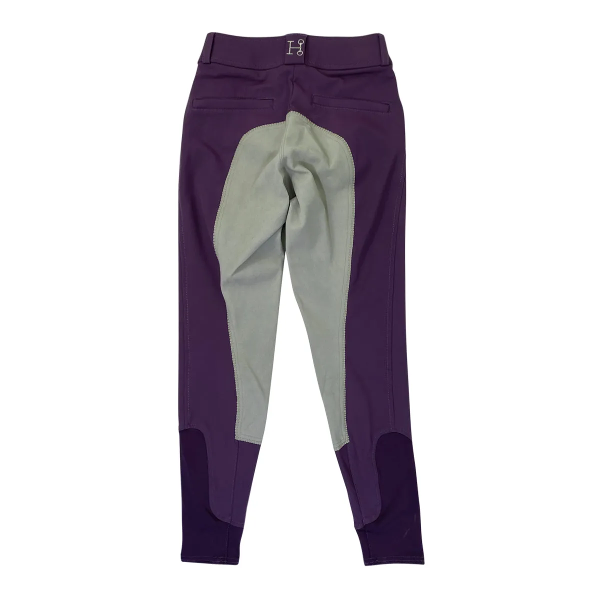 SmartPak 'Hadley' Suede Full Seat Breeches in Lilac - Women's 22R