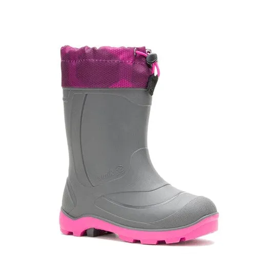 SnoBuster 2 Kid's Snow Boot - Grey/Magenta