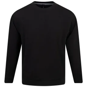 Steady State Crew Neck Cotton Sweatshirt Black - SS24