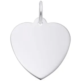 Sterling Silver Small Classic Heart Charm