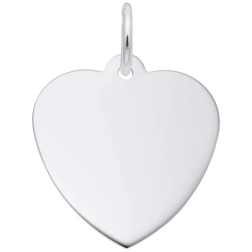 Sterling Silver Small Classic Heart Charm