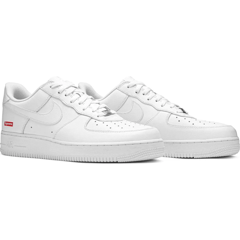 Supreme x Nike Air Force 1 Low 'Box Logo - White' M