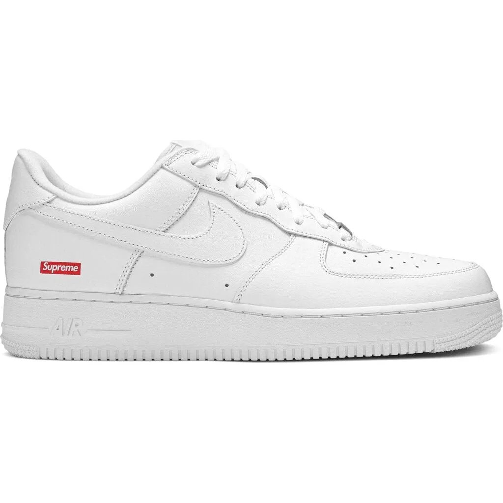 Supreme x Nike Air Force 1 Low 'Box Logo - White' M