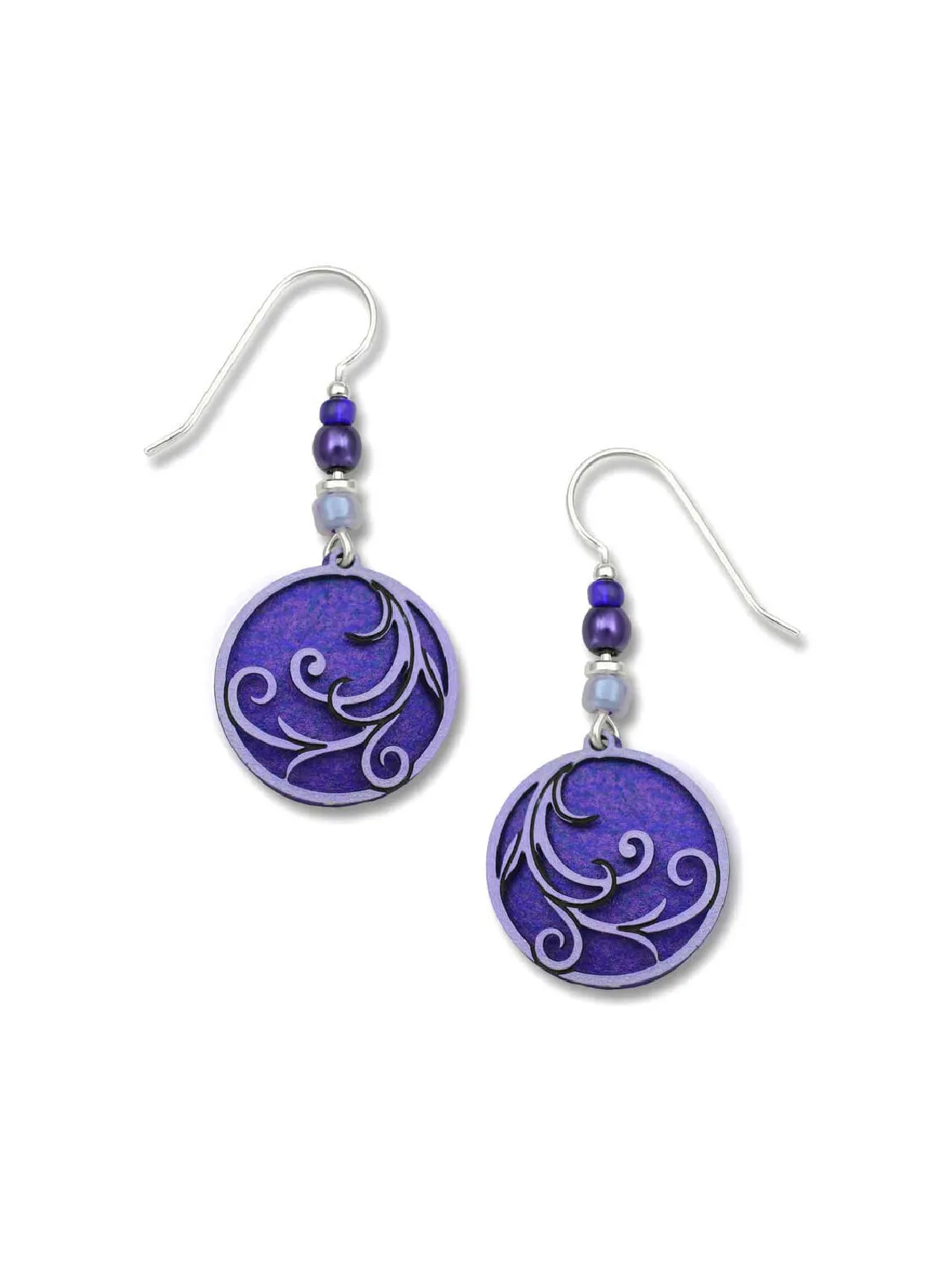 Swirled Disc Dangles by Adajio