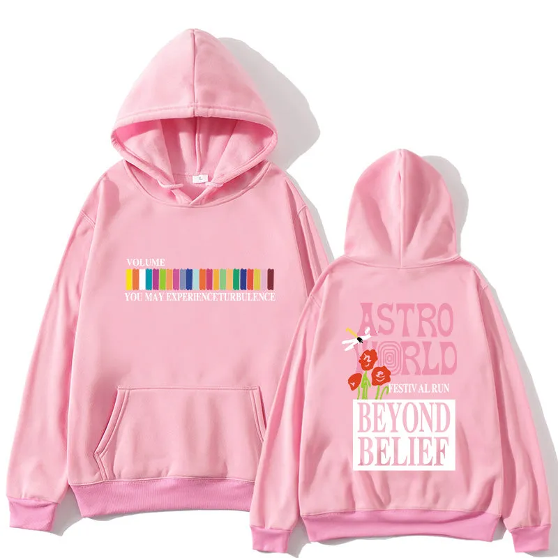 Unisex Travis Fashion ASTROWORLD Hoodies Streetwear