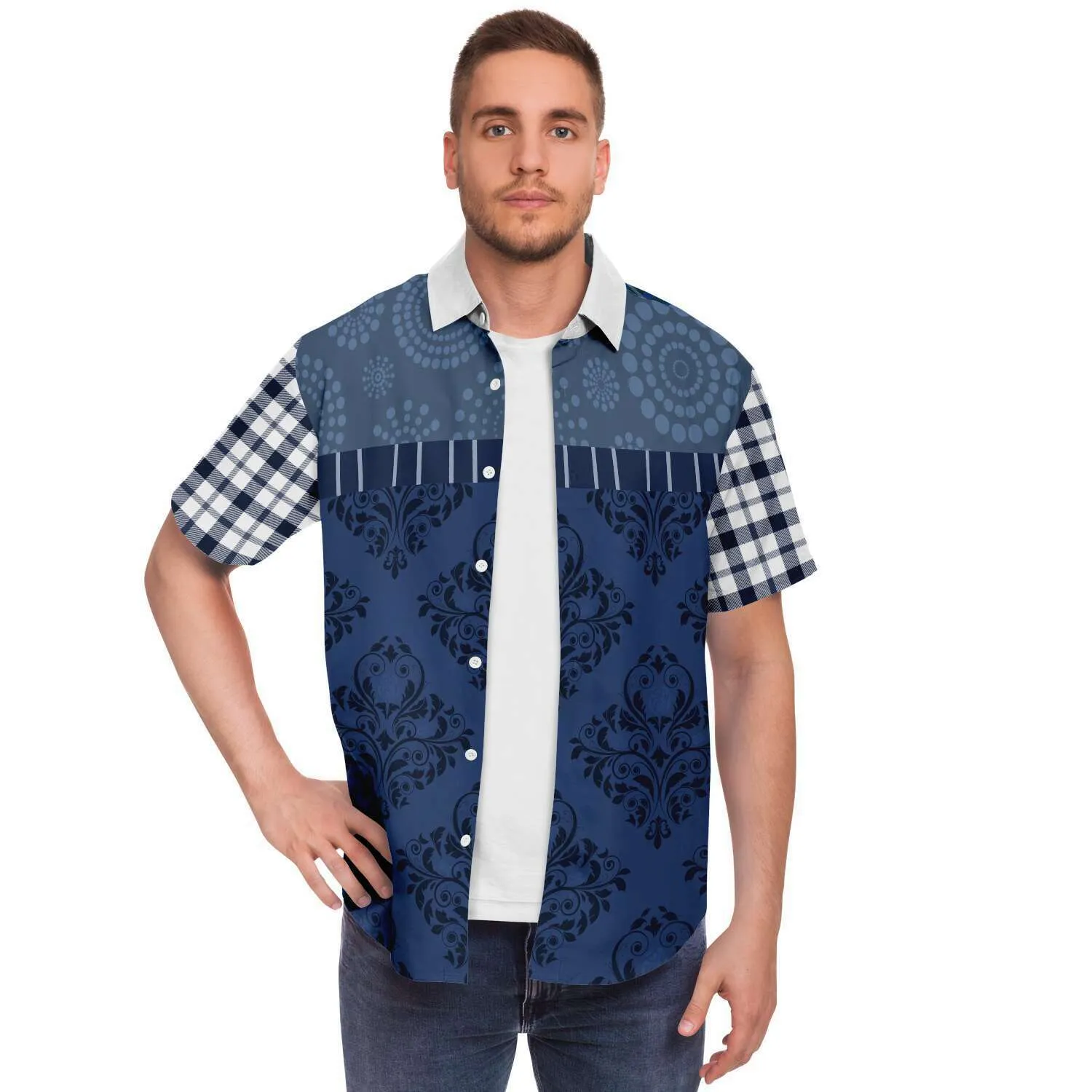 Victorious Short Sleeve Button Down Shirt