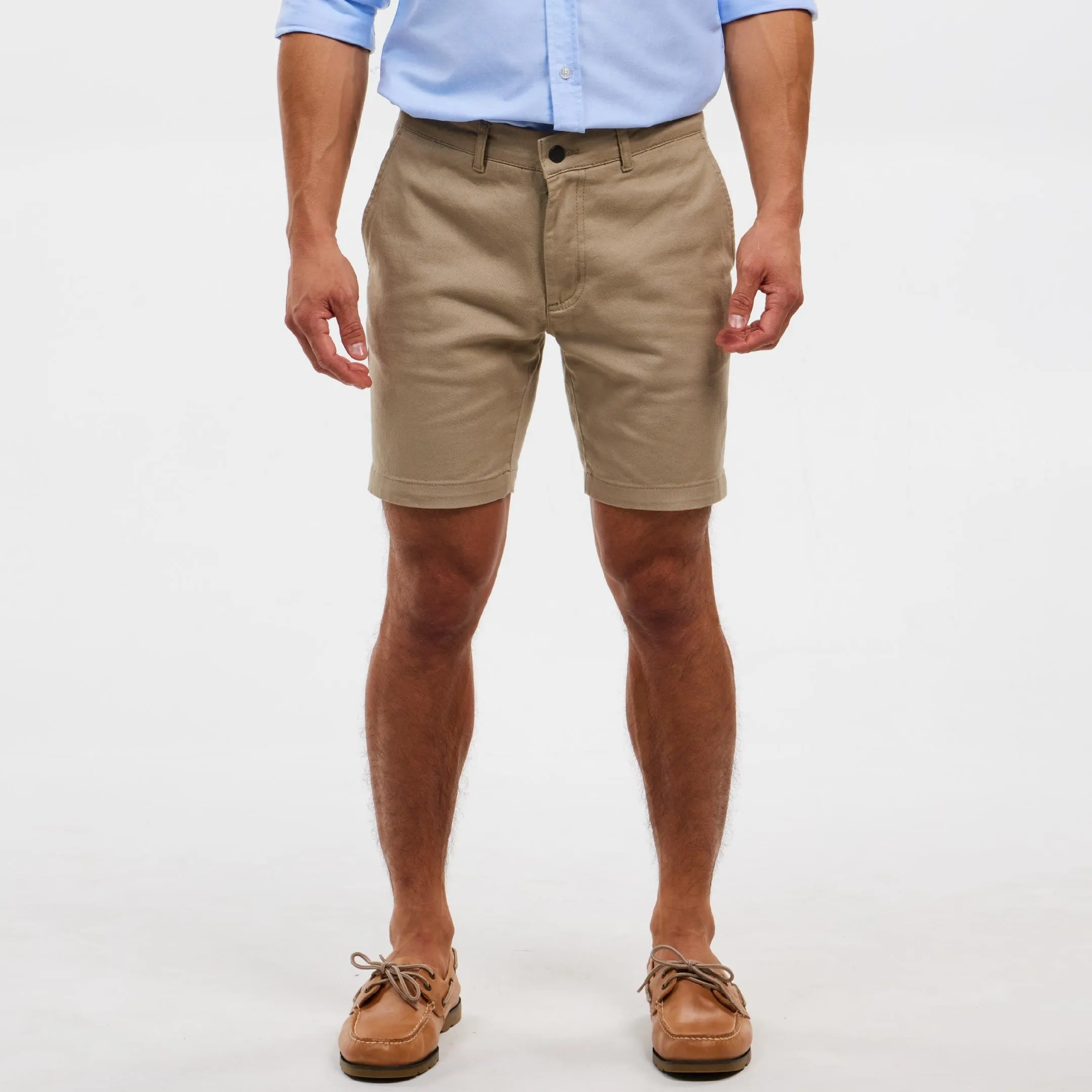 Vintage Khaki Lightweight Stretch Chino Short