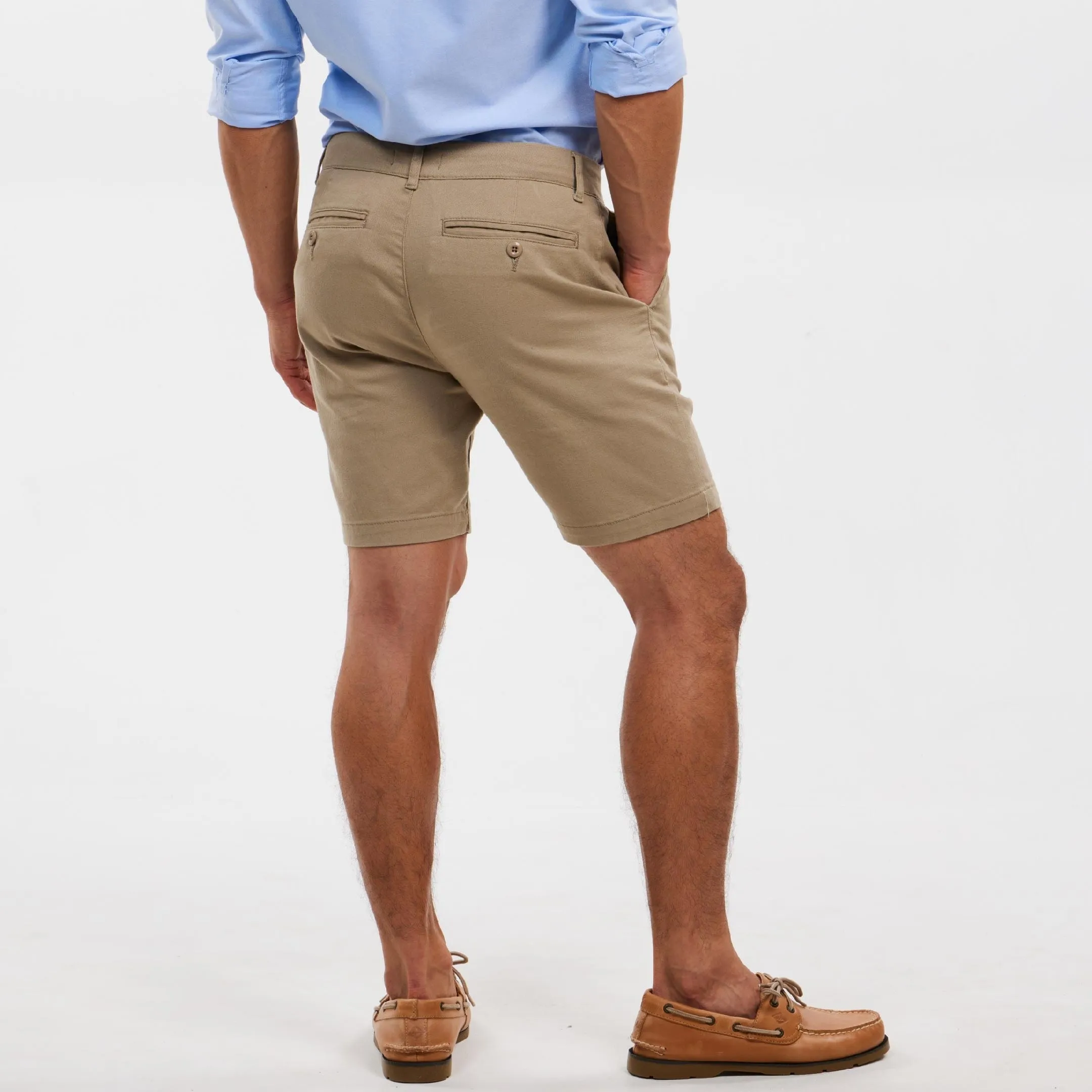 Vintage Khaki Lightweight Stretch Chino Short