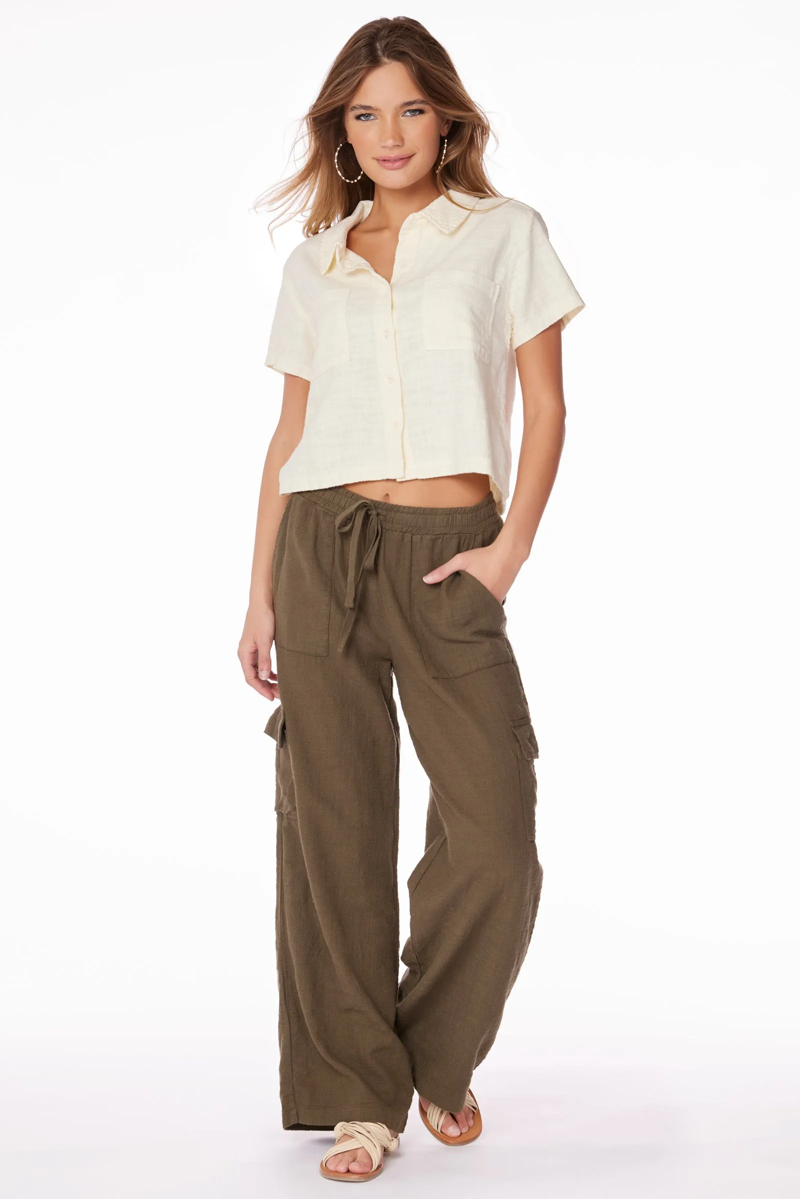 WIDE LEG CARGO PANT