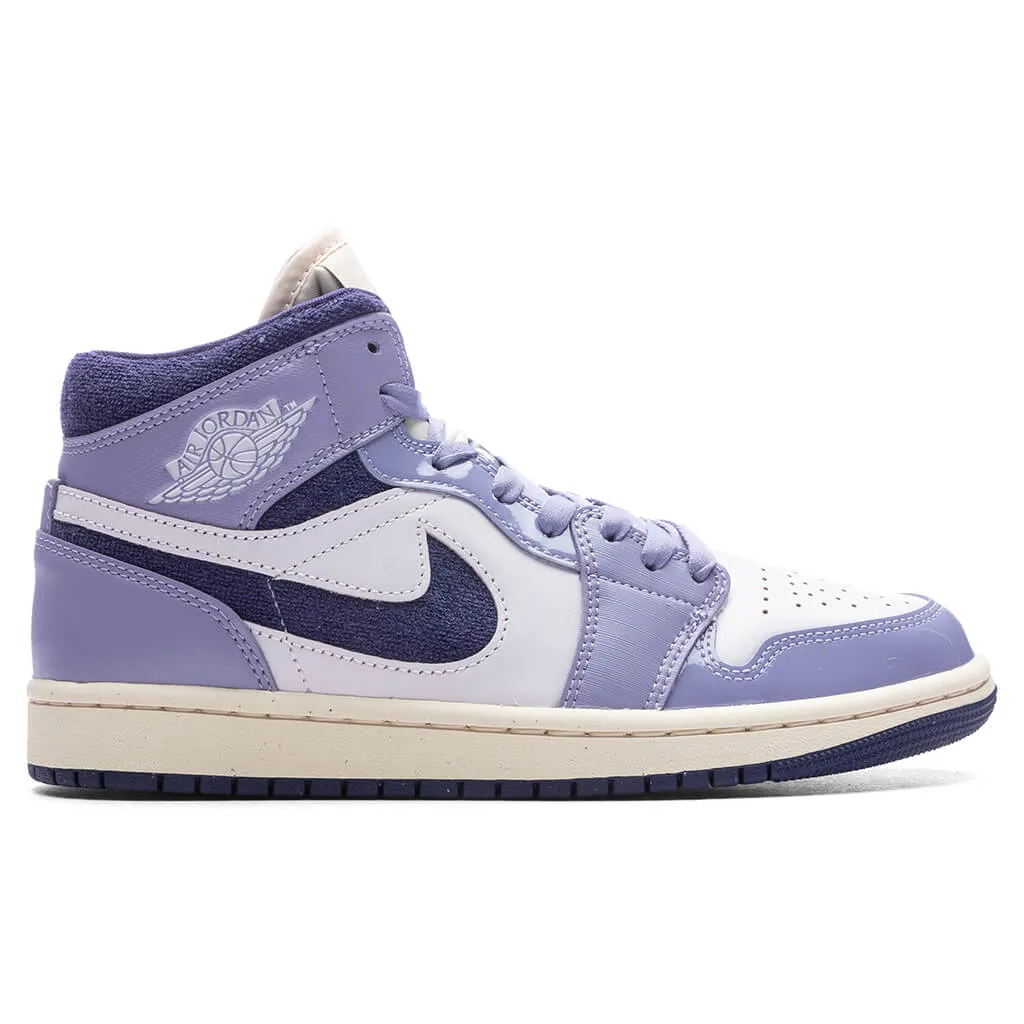 Women's Air Jordan 1 Mid SE - Sky J Light Purple/Sky J Purple