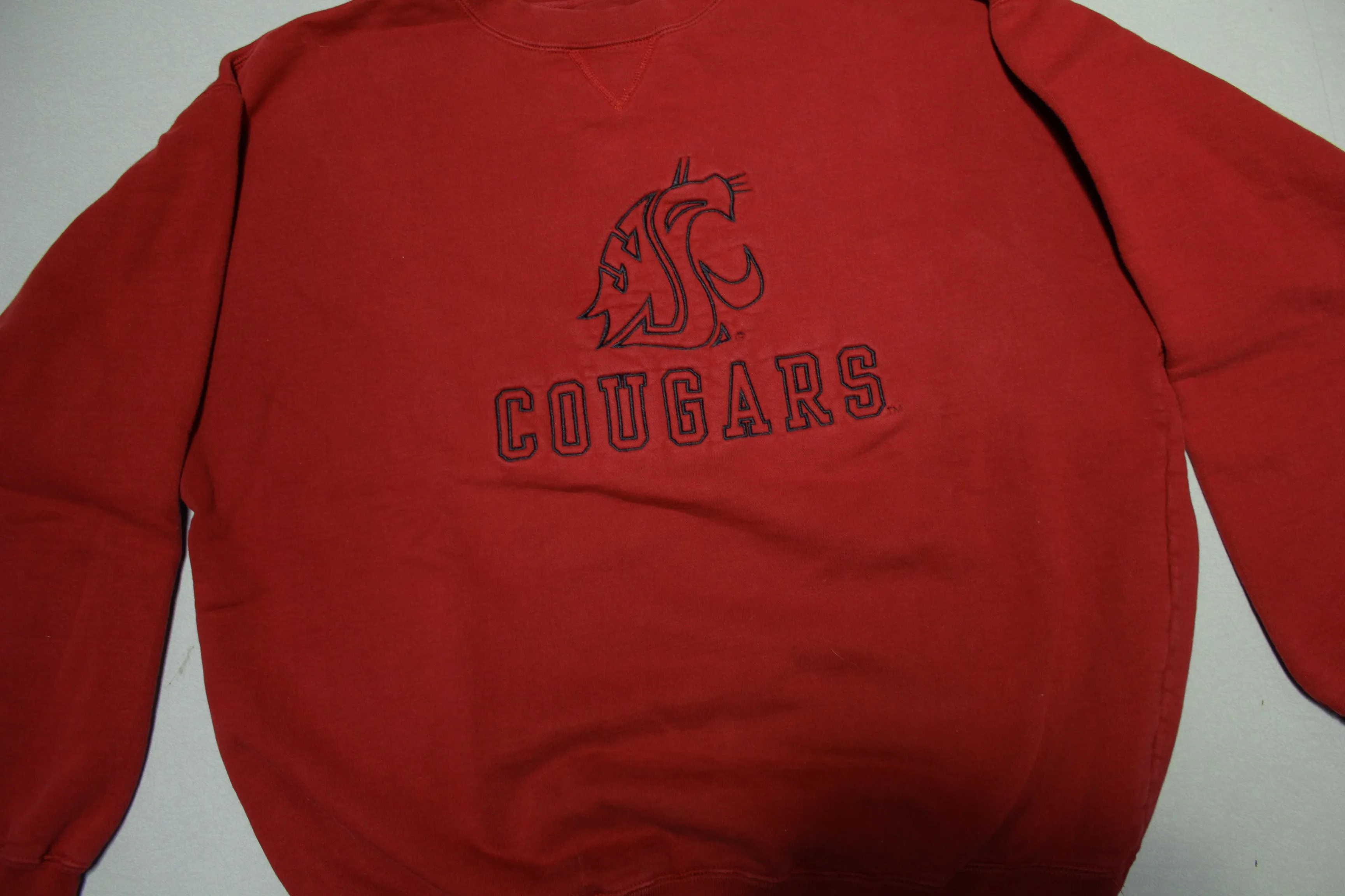 WSU Washington State Cougars Vintage 90's Gear For Sports Big Cotton Sweatshirt